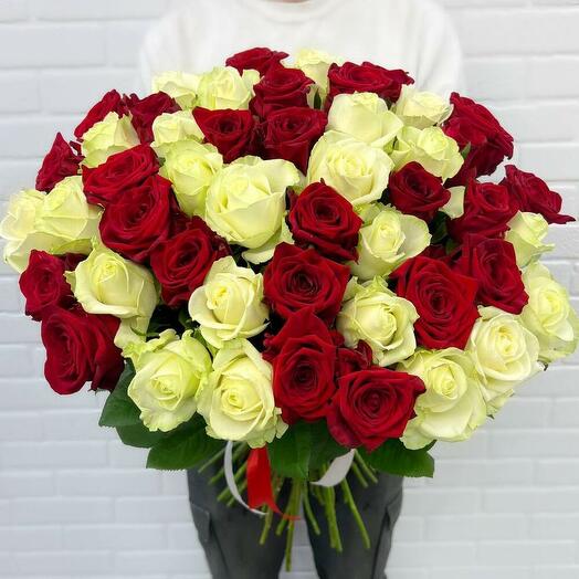 Bouquet of 51 roses (50 cm)