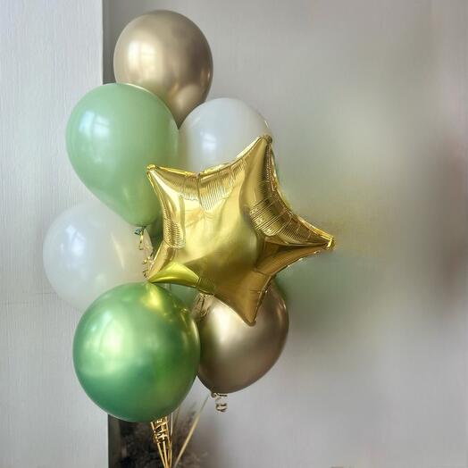 Juego de globos de Eucalipto