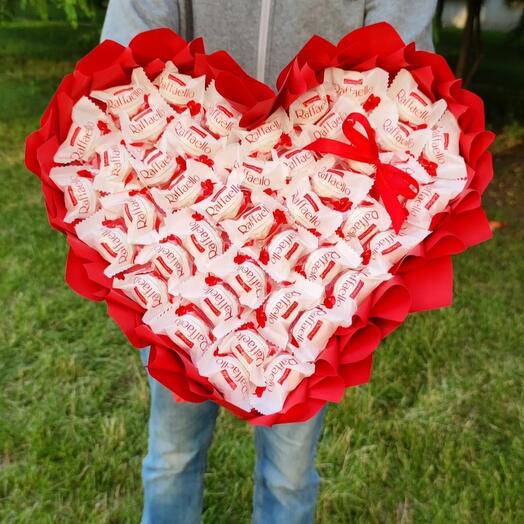 Букет " Сладкое сердце"