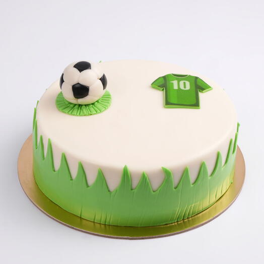 Football Theme Chocolate Cake