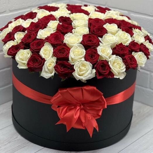 101 роза в коробочке 😘