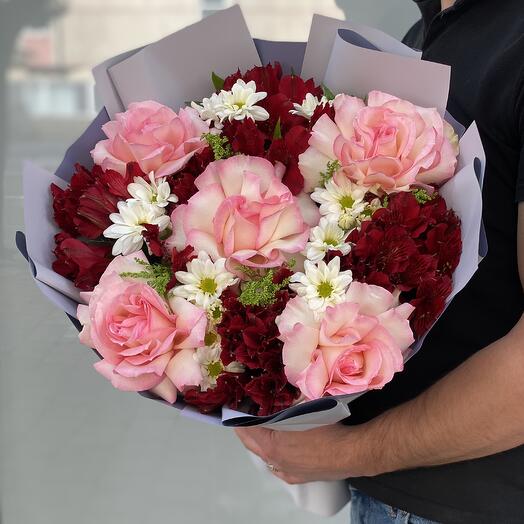Mix Roses Bouquet N-067