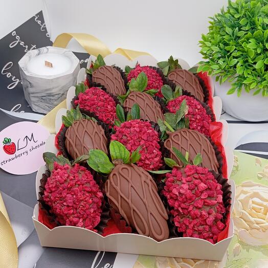 Клубника в шоколаде - Набор "Strawberry boom" (12 штук)
