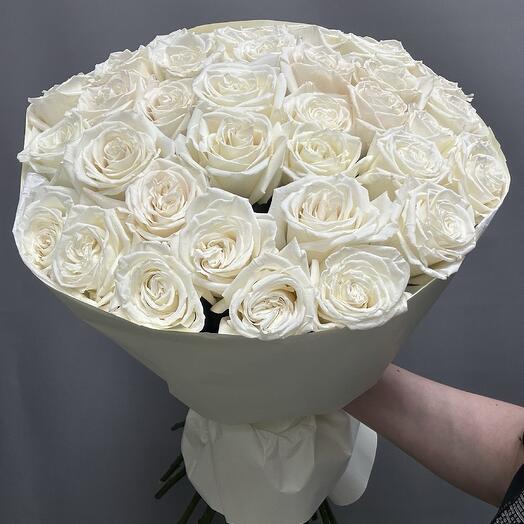 Букет из белых роз