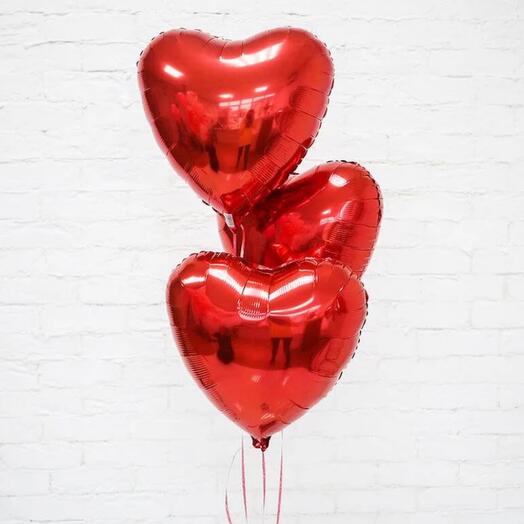 Воздушные шары сердце 3