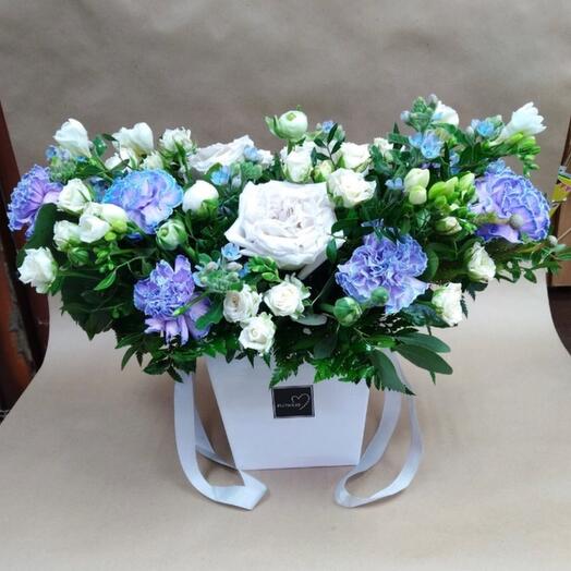 Flowers in a box Magnificent ball