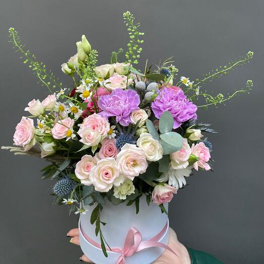 Mix bouquet in a box