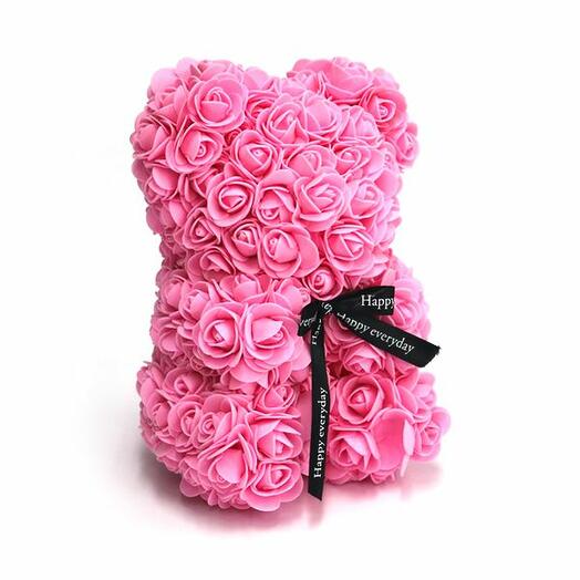 Flower teddy rosa