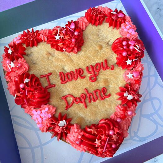 I Love you - Cookie cake