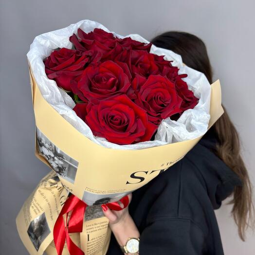 Букет красные розы 🌹