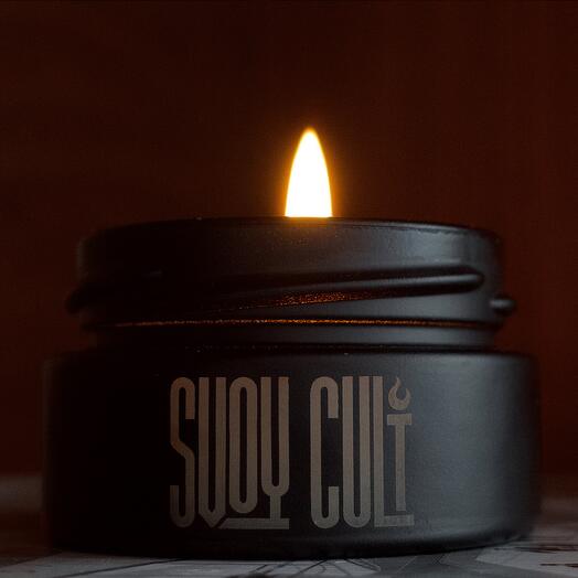 Подарочная аромасвеча «Svoy Cult» 50 мл Ветивер-Конопля