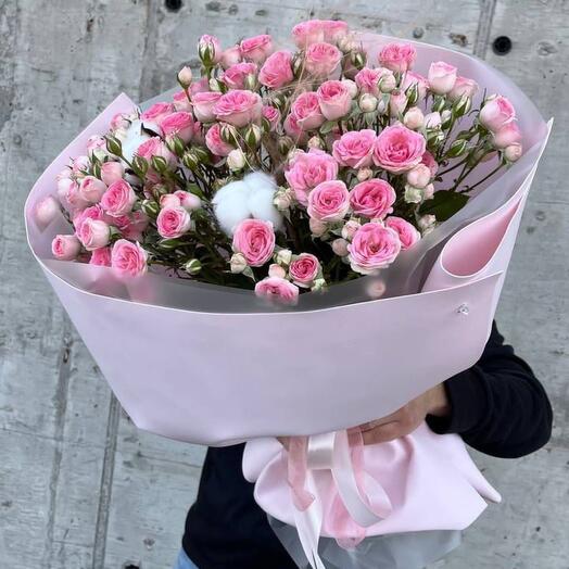 -Bouquet of pink happiness