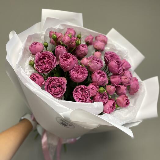 Rosa de peonía arbustiva en decoración