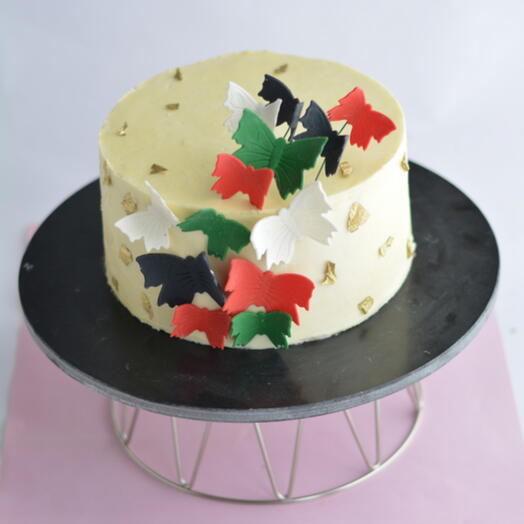 UAE Butterfly Theme Cake