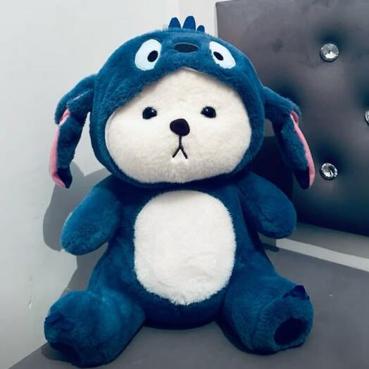 Мишка в пижаме 40см