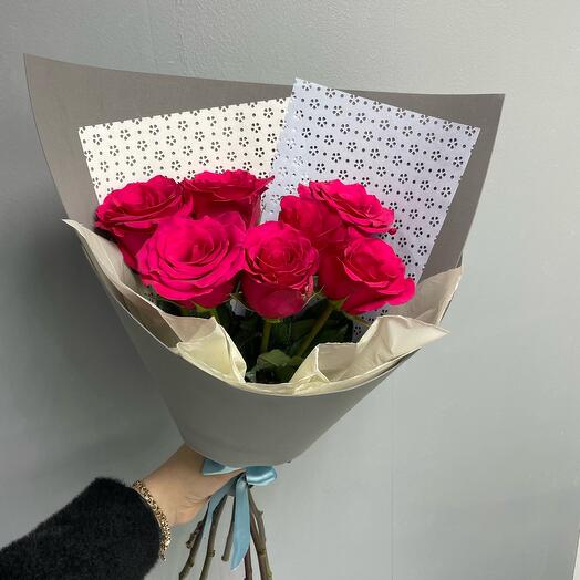 Букет из 7 роз