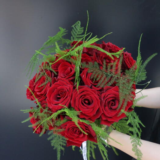 Ramo de 21 Rosas Rojas
