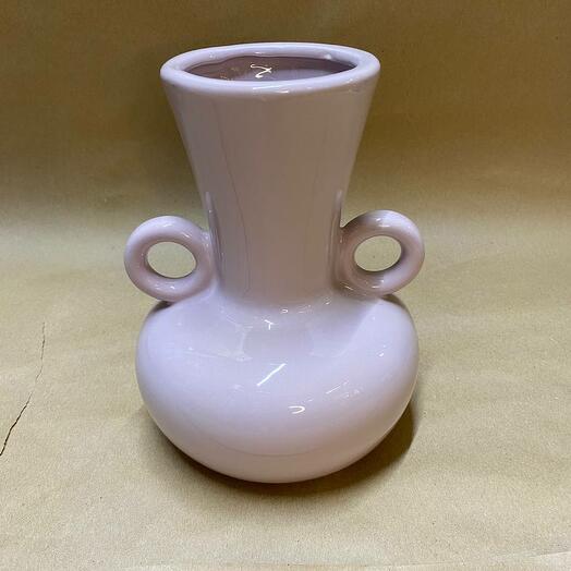 Ваза розово-пудрового цвета