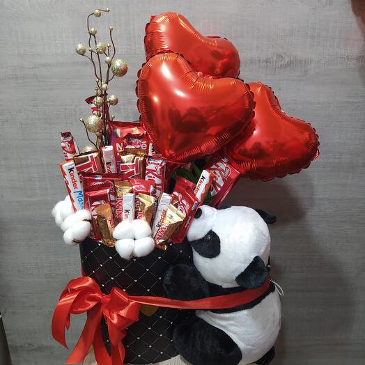 Panda and sweets