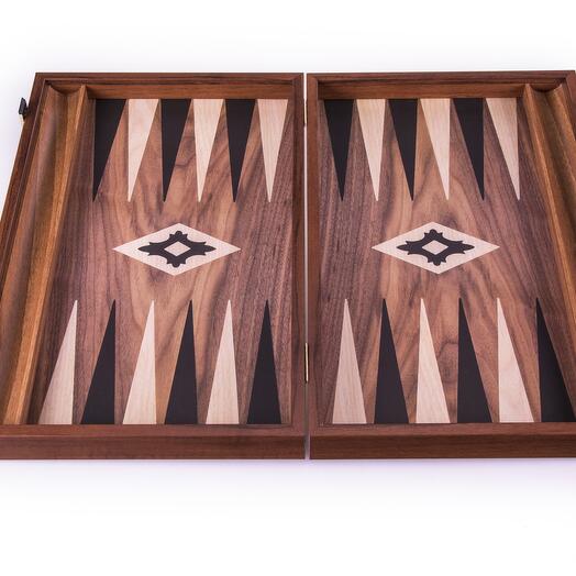 Handmade wooden backgammon from Wenge