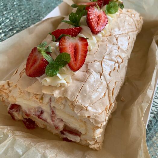 Меренговый рулет🤤