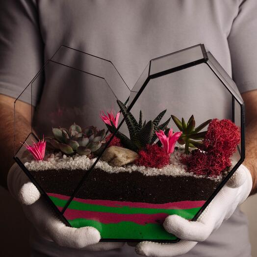 Флорариум Сердце