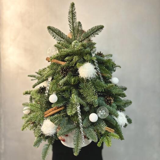 Новогодняя Ёлка с корицей и сосульками