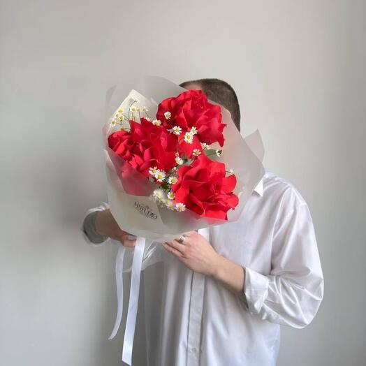 Букет с французской розой
