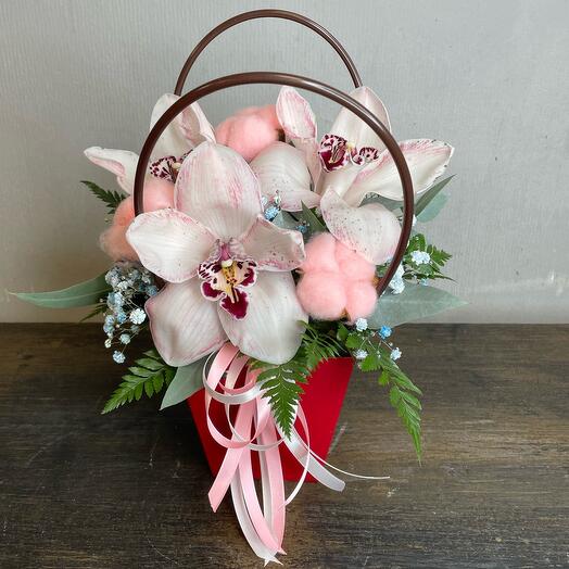 Flowers in a box