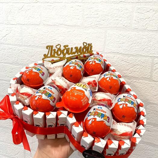 Торт из киндера  "Номер 2"