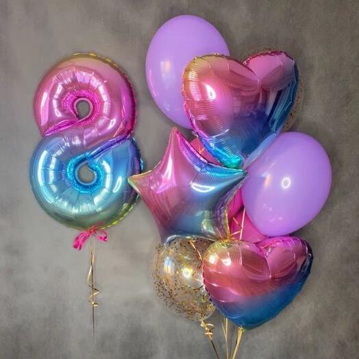 Set "Rainbow" with a number