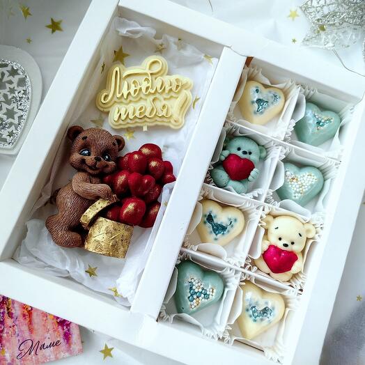 Шоколадный набор Люблю тебя