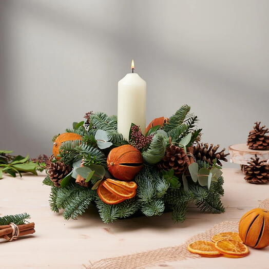 Christmas table decor