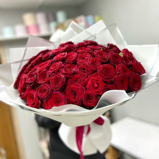51 red Roses ️🌹