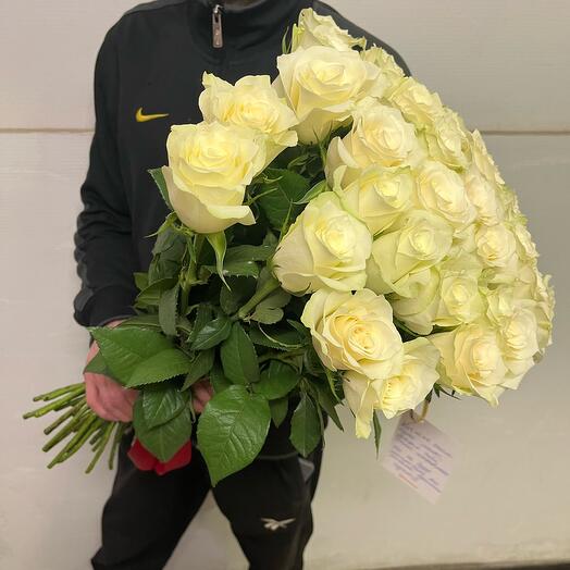 Букет белых роз