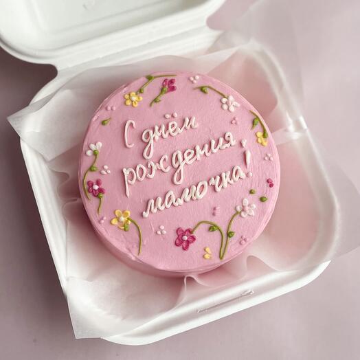 Pastel de Bento para el cumpleaños de mamá