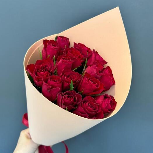 🌹 Акция 🌹 Комплимент| 15 кенийских розы|оформление|Цветы в Уфе