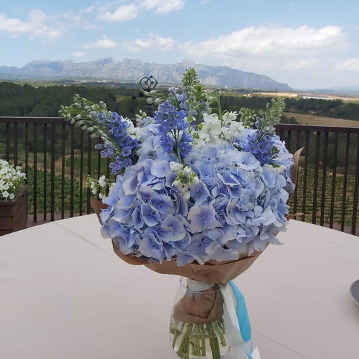 Hortensias azules