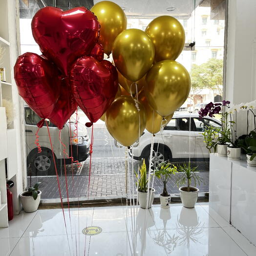 Bunch Of Love Balloons