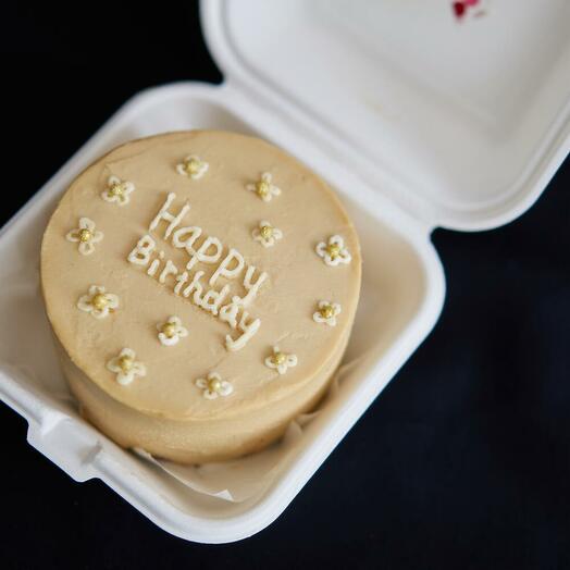 Carrot cake with orange filling