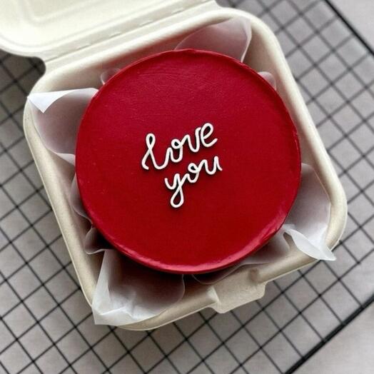 ПП бенто торт Love you люблю тебя без сахара без глютена