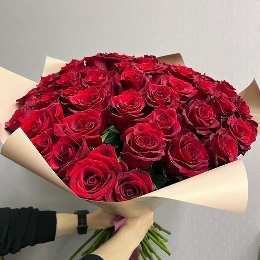 55 Эквадорских роз