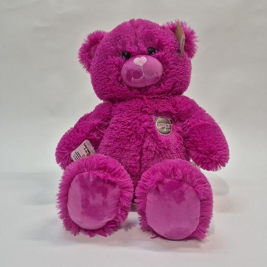 Мягкая игрушка KULT Color Bear медведь фуксия