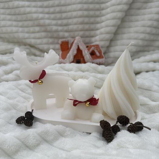 Новогодний подарок, свечи