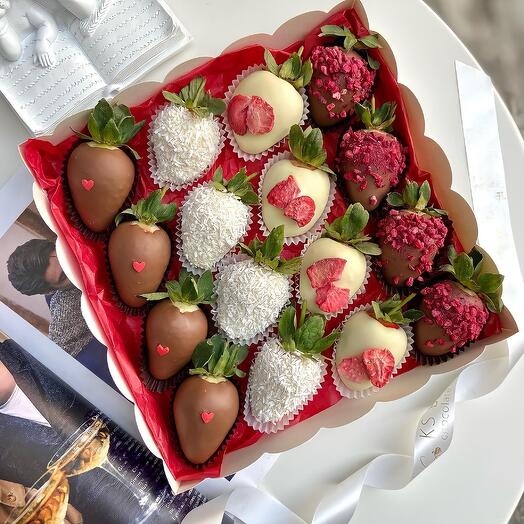 Set de Fresas En chocolate "Rimini"