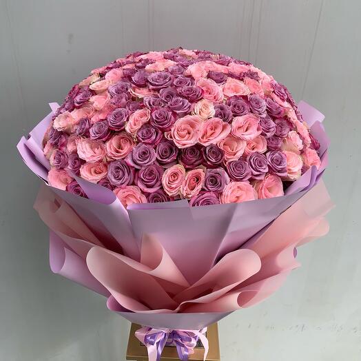 Pink and Purple Luxury Flower Bouquet