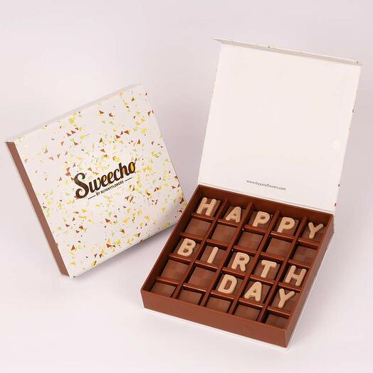 Happy Birthday Chocolates By Sweecho
