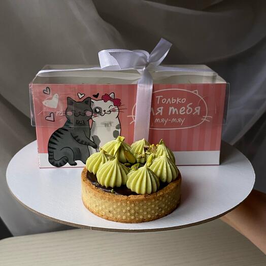 Тарты дубайские с фисташкой и шоколадом 2 шт набор