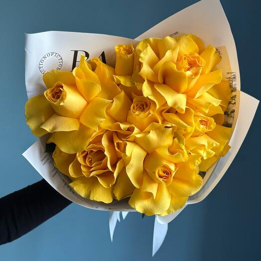 Ramo de rosas brillantes