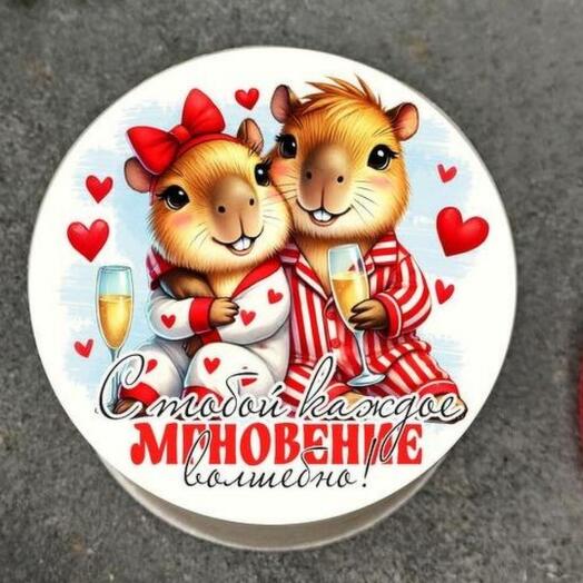 Бенто мини-торт для влюбленных